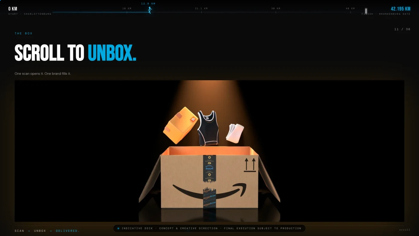 Amazon DELIVERED pitch deck slide