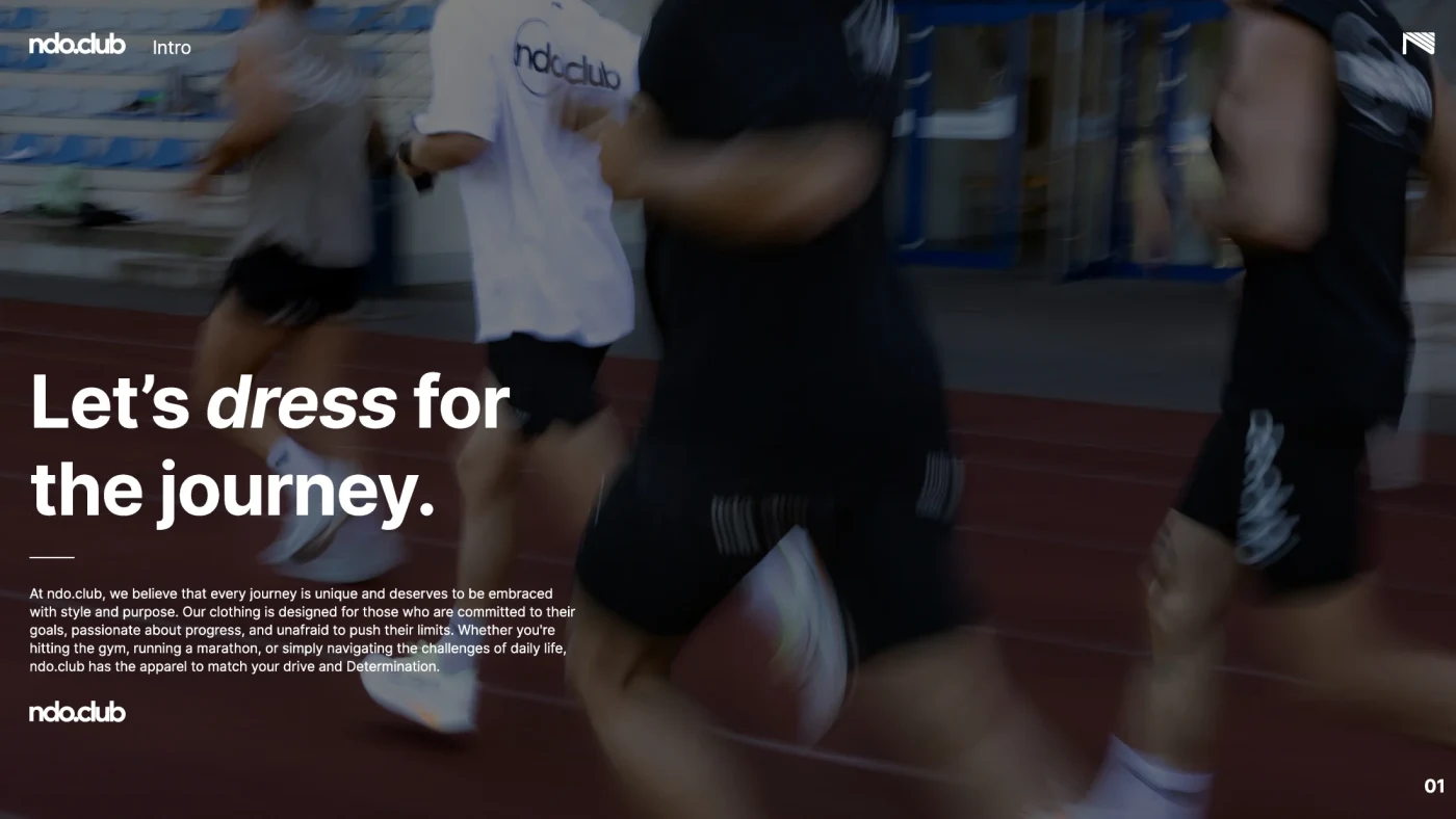 ndo.club Nike pitch deck slide