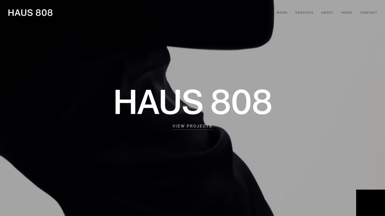 HAUS 808 reference website by MOVA